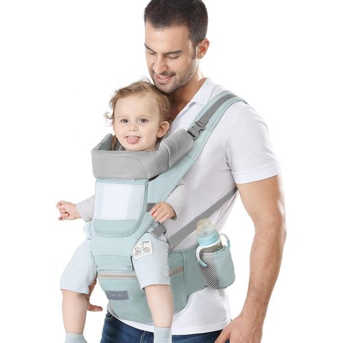 Porte Bébé Ergonomique, Porte-Bébé Ventraux Dorsaux, Avec Siège À Hanche, Réglable Pour Les Bébés Et Les Enfants De 3 À 48 Mois (3,5 À 30kg)