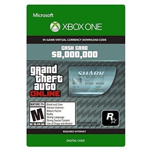 Gta V 5 Megalodon Shark Cash Card  Xbox One Digital Code