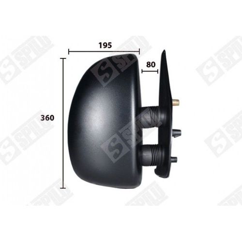 Rétroviseur Droit Electrique Avec Dégivrage Bras Court - Citroen Jumper 2.8 Hdi 128 Traction Integrale 04/2002-03/2006