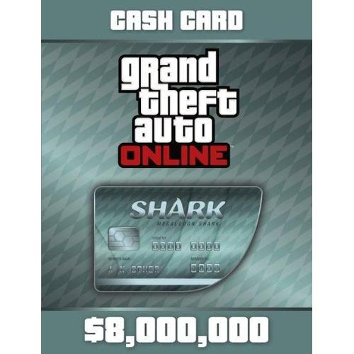 Grand Theft Auto Online Gta V 5 Megalodon Shark Cash Card Pc  Rockstar Games Launcher