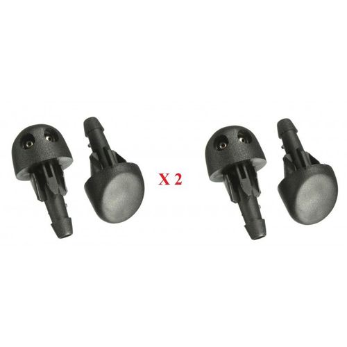 Deux Gicleurs De Lave Glace Avant - Renault Clio 1.4 16v 09/1998-05/2005