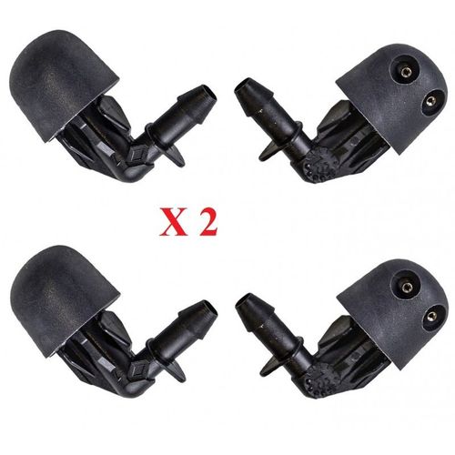 Deux Gicleurs De Lave Glace Avant - Renault Twingo 1.2 Lpg 03/1993-03/2007