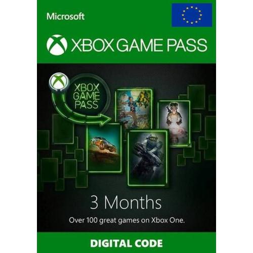 3 Mois Xbox Game Pass Xbox One Eu