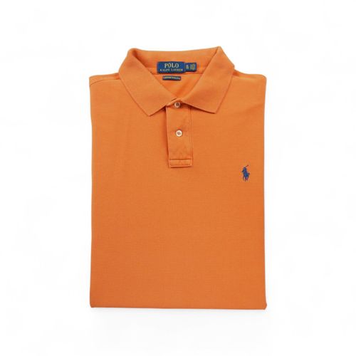 Reconditionné - Polo Manches Courtes Homme Slim Fit - Taille Xl - Homme - Orange