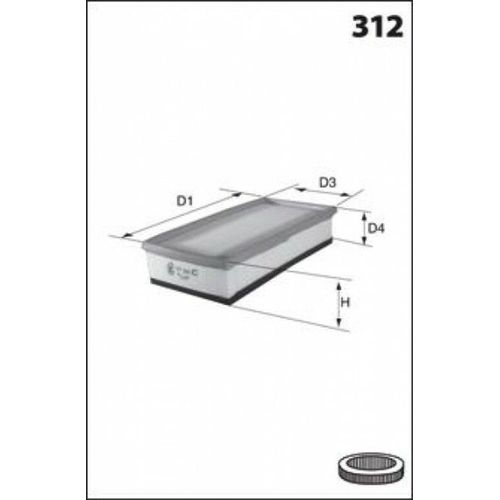Filtre À Air Gamme Premium - Citroen Bx 1.9 Traction Integrale 10/1982-06/1994