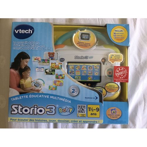 Console Storio Baby 3 Vtech Avec Sa Coque Baby, De 18 Mois À 9 Ans