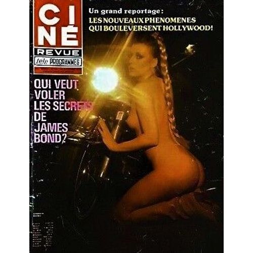 Cine Revue 43 1978 Lindsay Wagner/Farrah Fawcett/Deneuve/James Bond Moore/Victor Lanoux/Jean Claude Dauphin/Christine Laurent