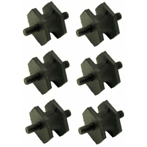 Six Butées Du Silencieux D'echappement - Renault R21 2.0 06/1986-09/1995