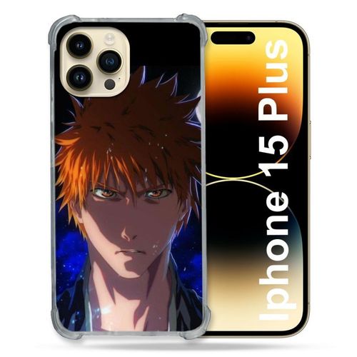 Coque Renforcée Pour Iphone 15 Plus (6.7) Manga Bleach Ichigo
