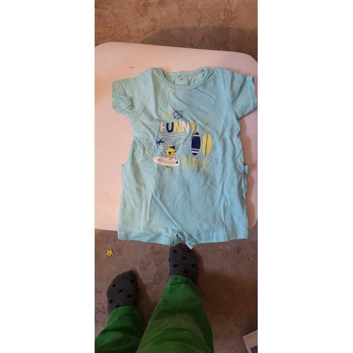 Combishort Bébé 62 Cm - 3 Mois In Extenso