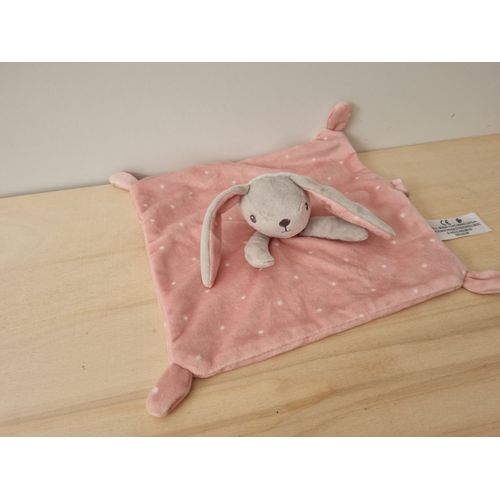 Doudou Lapin Gris Rose Étoiles Simba Toys