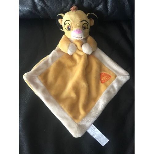 Disney Simba Le Lion Doudou Plat Jaune 30cm