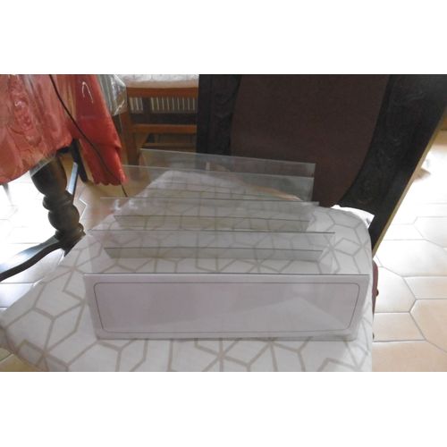 Durable Porte Noms Chevalet 90x300mm P.V.C. Rigide N+° 8053 Lot De 5