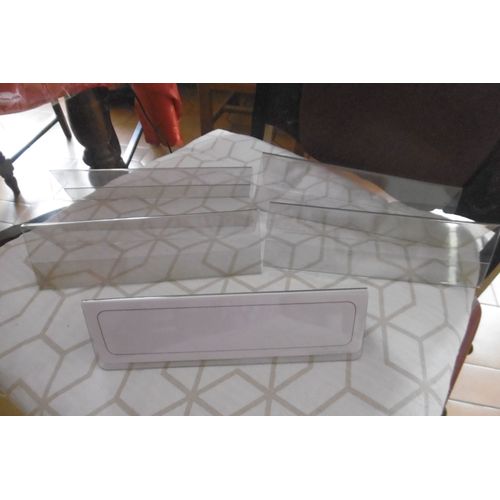 Durable Porte Noms Chevalet P.V.C. Rigide 65x210mm N° 8052 Lot De 5