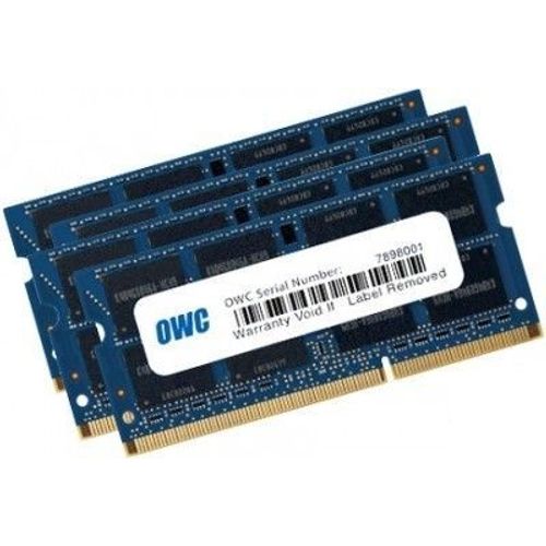 OWC 32.0GB Kit de mise à niveau de la mémoire 4 x 8GB 1867MHZ DDR3 SO-DIMM PC3-14900 (4 x 8GB, 1866 MHz, RAM DDR3, SO-DIMM), Mémoire vive, Bleu