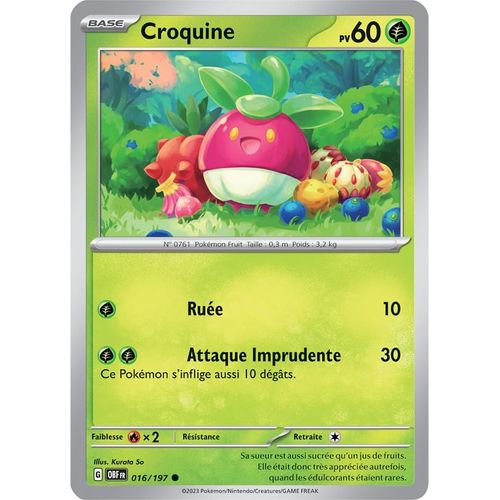 Croquine - 016/197 - Flammes Obsidiennes