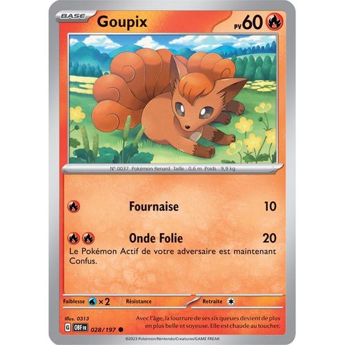 Goupix - 028/197 - Flammes Obsidiennes