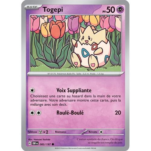 Togepi - 083/197 - Flammes Obsidiennes