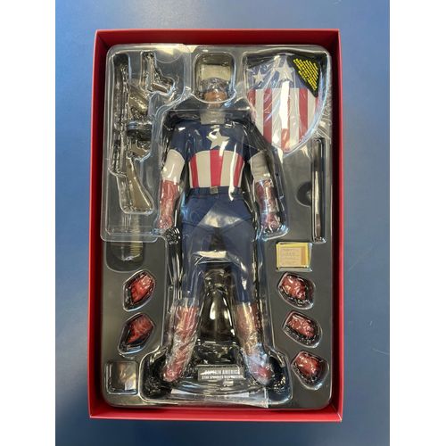 Captain America The First Avenger / Star Spangled Man Version / 1/6 Mms 205 / Hot Toys / Movie Masterpiece