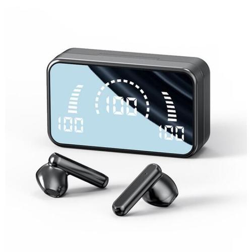 Affichage LED TWS Bluetooth 5.2 écouteurs sans fil casque 2000mAh sport écouteurs réduction du bruit casque HIFI stéréo pour Xiaomi Oppo Huawei iPhone Vivo Samsung Galaxy Nokia One Plus Google Pixel