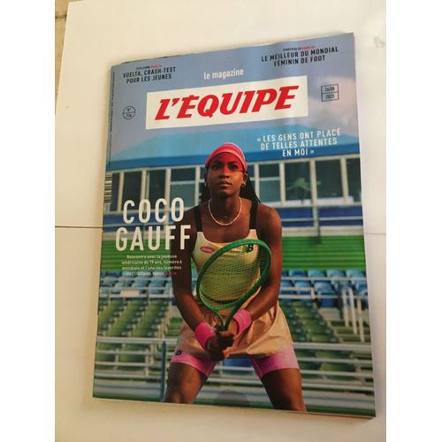 L'équipe Le Magazine 2136 Coco Gauff 26/08/2023