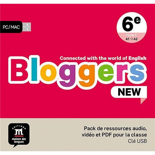 Bloggers New 6e - Pack De Ressource Audio, Vidéo Et Pdf Pour La Classe