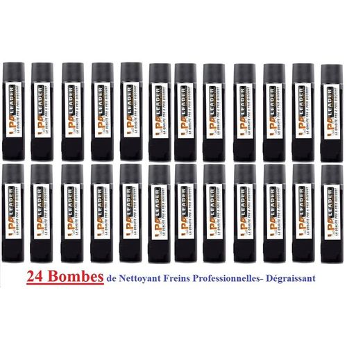 Lot De 24 Bombes De Nettoyant Frein Professionnel 500 Ml-Conception Européenne -