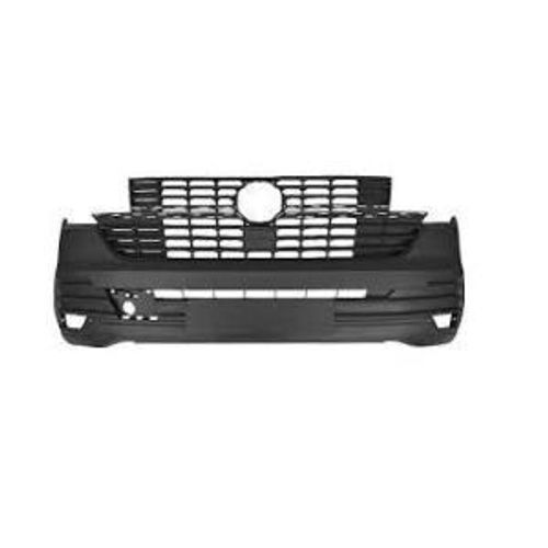Pare Chocs Avant Pour Volkswagen Transporter T6.1 Phase 2, Depuis 2019, Noir, Neuf
