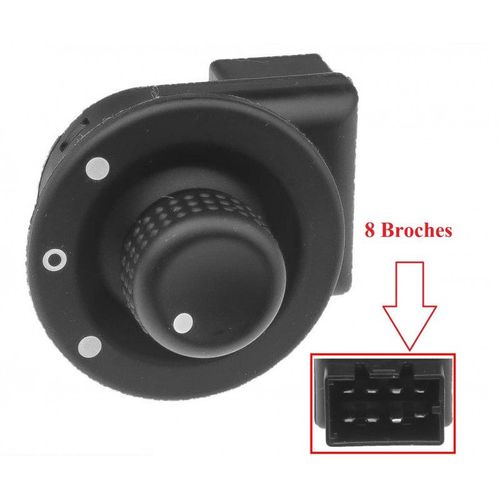 Bouton De Réglage De Rétroviseur 8 Broches - Renault Espace Iv 1.9 Dci 116 06/2002-12/2014