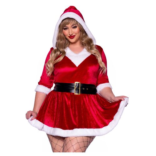 Déguisement Mère Noël Sexy Luxe Grande Taille Femme - Taille: 3xl/4xl (54-58)