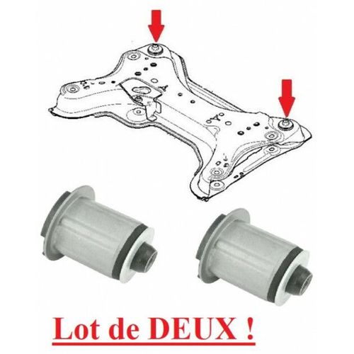 Deux Silents Blocs Postérieurs De L'essieu Avant - Renault Trafic 1.9 Dci 80 03/2001-04/2014