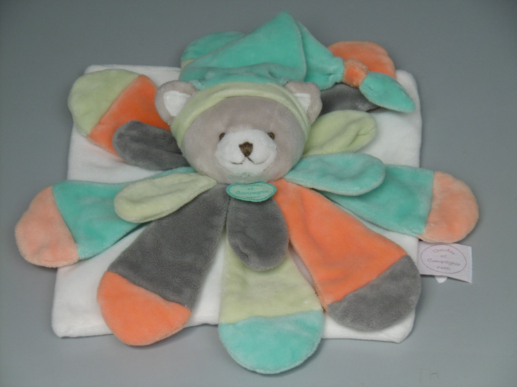 Doudou et Compagnie Doudou collector fleur orange -228 dans