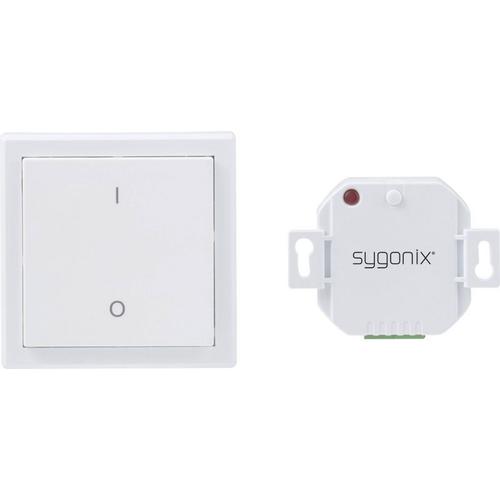 Sygonix RSL Kit d'interrupteurs radio encastrables, Bouton + interrupteur, Blanc
