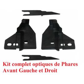 Deux Supports Optiques De Phares Avants - Renault Clio 1.6 Rs 11/2012-05/2018