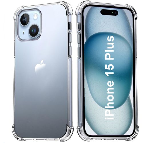 Coque Silicone Transparente Angles Renforces Pour Iphone 15 Plus Little Boutik©