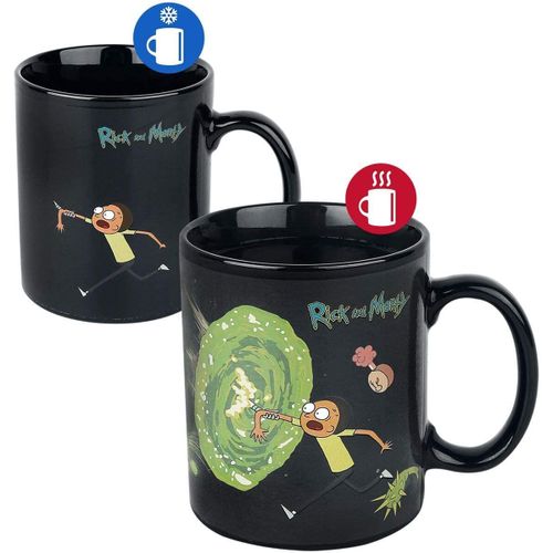 Rick And Morty - Portails - Tasse À Changement De Chaleur - 315ml