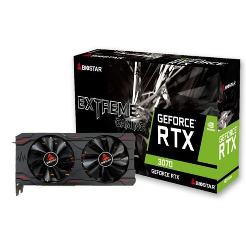 Biostar VN3706RM82 Carte graphique NVIDIA GeForce RTX 3070 8 Go GDDR6 (8?Go), Carte graphique