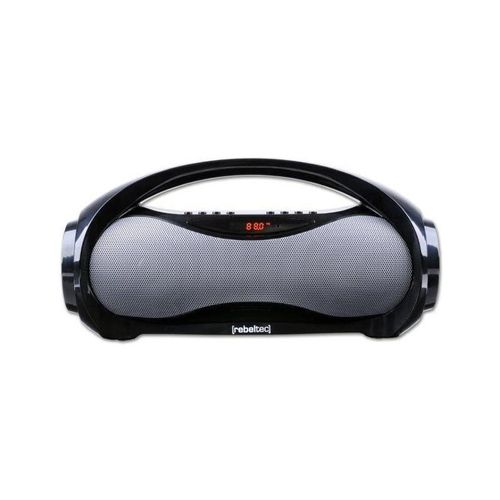Rebeltec SoundBox 320 haut-parleur portable Bluetooth avec fonction FM (8?h, Fonctionnement sur batterie), Enceinte Bluetooth, Noir