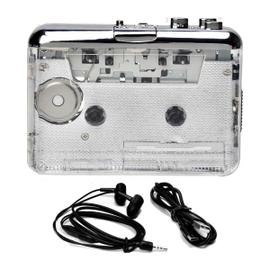 Convertisseur cassette en MP3; Enregistreur de lecteur de cassette portable  avec prise jack 3,5 mm; Baladeur de musique audio USB