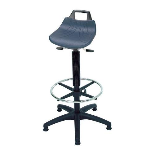 Assis-debout Mousse intégrale PU Assise-H.610-860mm Piétement Plastique