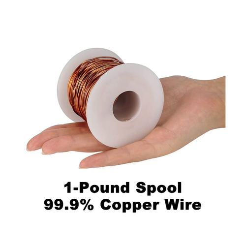 Bobine de fil de cuivre de calibre 16 - 0,5 kg (1 lb)