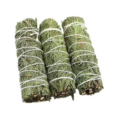 Bâtonnets de cèdre fumé organique pour méditation, parfum d'intérieur pour purifier, 3 pièces
