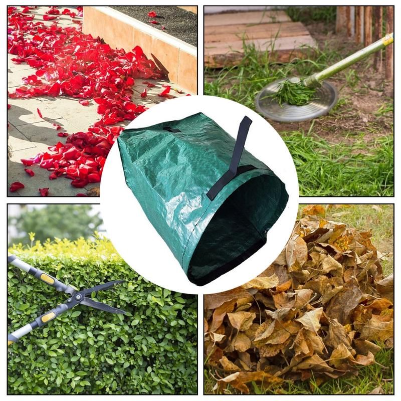 Sac De Rangement Jardin 120 à 500 Litres - Réutilisable, Imperméable, Pour Feuilles Et Déchets