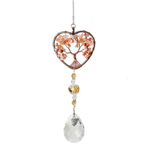 Attrape-soleil en cristal vie d'arbre, attrape-lumière en cristal pour fenêtres, décorations intérieures et extérieures, cadeaux de décoration de maison