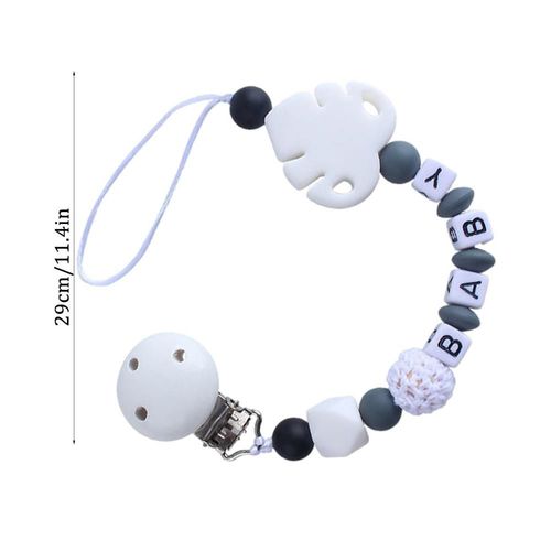 Attache-sucette en Silicone, Clip de sucette créatif, largement utilisé pour les anneaux de dentition, tissus de rots, anneaux de dentition et jouets pour bébé