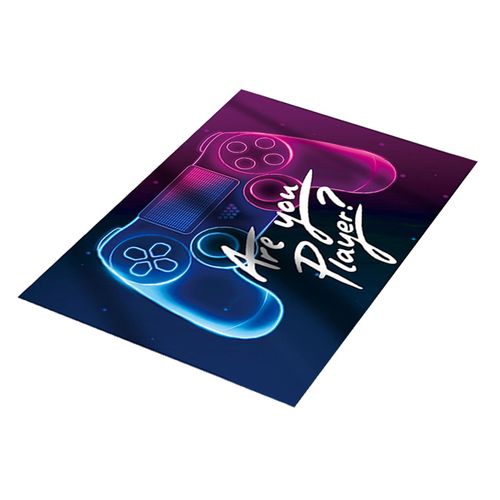Lea-Tapis De Sol D'entrée Doux, Rose, Bleu, Cristal, Sourire, Conçu Avec Contrôleur Gamer, Paillassons