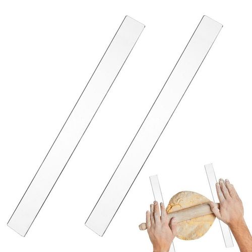 Guides Pour Rouleau À Pâtisserie Antiadhésif, Mesure De L'épaisseur De La Pâte, Avec Entretoises Et Règle De Cuisson