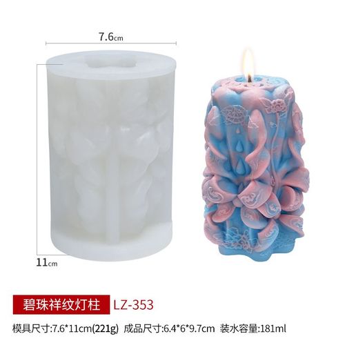 Sanxin Dunhuang-Bougie D'aromathérapie Cylindrique, Moule En Silicone, Bougie De Vigne Faite À La Main Bricolage, Diffuseur De Gypse, Convertible En Pierre