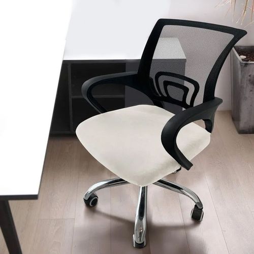Juste De Siège De Bureau En Velours Lavable, Housse De Dégager Coordonnante, Housse Élastique Anti-Saleté, Housse Anti-Poussière, Housse De Chaise D'ordinateur