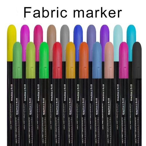Marqueur Imperméable Pour Document, Tissu, Textile, Stylo Pour T-Shirt, Chaussures, Vêtements, Bois, Pierre, Bricolage, Art, Graffiti, Dessin, Peinture, 8 Pièces, 20 Pièces